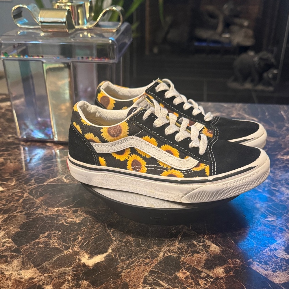“SOLD” Vans Old Skool Sunflower Kids Sneakers - Size 13.0